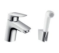 Смеситель для раковины Hansgrohe Logis с гигиеническим душем 71290000