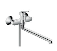 Смеситель для ванны однорычажный Hansgrohe Logis с длинным изливом хром 71402000