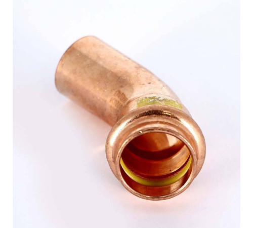 Угол-вставка 45° пресс Viega Profipress G 22 мм медь 345693