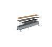 Внутрипольный конвектор Jaga Clima Canal Metal H8 L144 T18 решетка BNA RAL 7006 CLCM0.00814418.RAL7006_E/BNA/SP