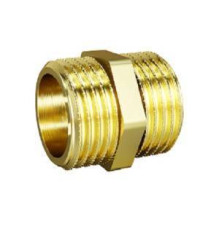 Ниппель резьбовой LD DN25 1 НР-НР латунь LD.65.501.25