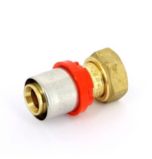 Муфта пресс Tiemme с накидной гайкой плоская прокладка 20х3/4 1650062