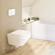 Унитаз подвесной Villeroy & Boch Architectura 370x530 мм TwistFlush с сиденьем 4694CL01