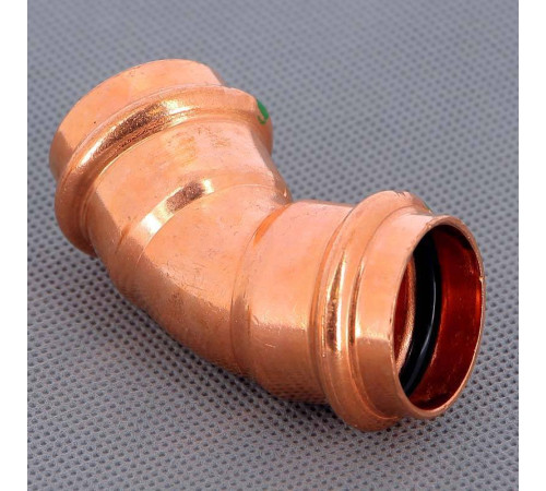 Угол пресс 45° Viega Profipress 28 мм медь 292362