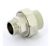 Муфта полипропиленовая FV-Plast разъемная с наружной резьбой 25x3/4 237025