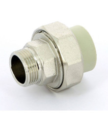 Муфта полипропиленовая FV-Plast разъемная с наружной резьбой 25x3/4 237025