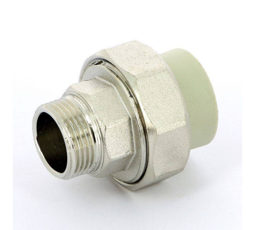 Муфта полипропиленовая FV-Plast разъемная с наружной резьбой 25x3/4 237025