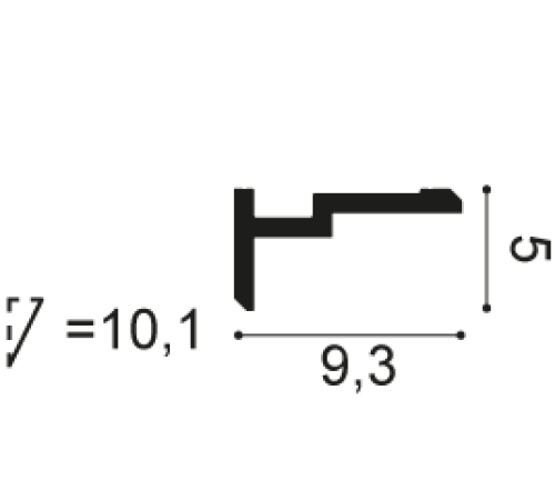 Карниз потолочный Orac Decor Modern CX197 U-STEPS