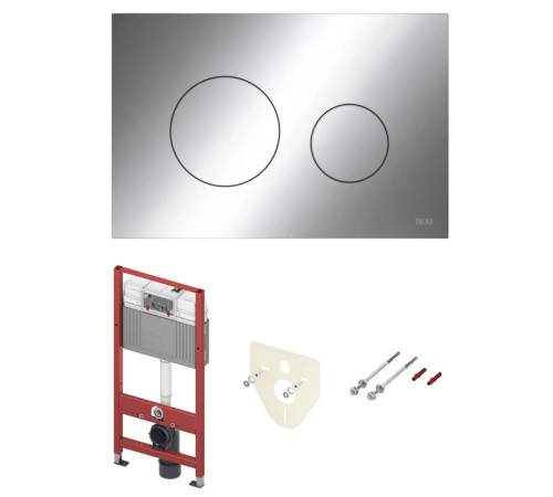 Комплект инсталляции TECE TECEbase 3.0 с панелью TECEloop хром глянцевый N500921