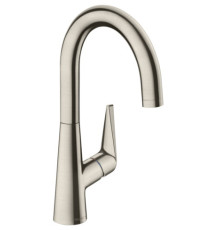 Смеситель для кухни Hansgrohe Talis M51 220 поворотный излив сталь 72814800