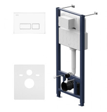 Инсталляция для подвесного унитаза AM.PM Pro с пневматической клавишей Pro S I012704.7001