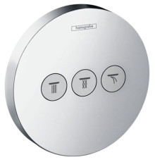 Запорный вентиль Hansgrohe ShowerSelect S для 3 потребителей скрытый монтаж хром 15745000