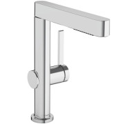 Смеситель для раковины hansgrohe Finoris 230 однорычажный с вытяжным душем 2jet и клапаном Push-Open хром 76063000