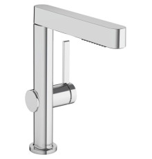 Смеситель для раковины hansgrohe Finoris 230 однорычажный с вытяжным душем 2jet и клапаном Push-Open хром 76063000