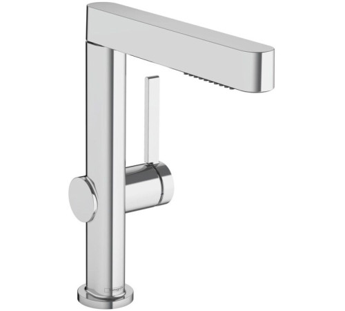 Смеситель для раковины hansgrohe Finoris 230 однорычажный с вытяжным душем 2jet и клапаном Push-Open хром 76063000