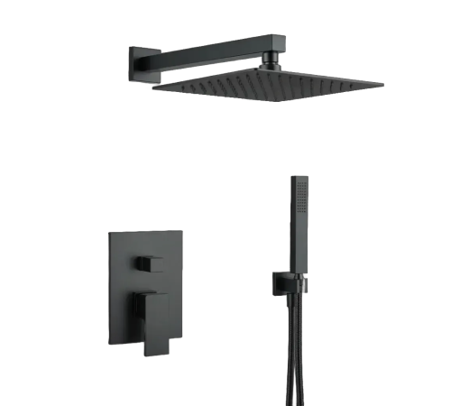 Душевой комплект Aquanet Savona со смесителем металл AQM8410GM