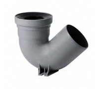 Сифон для напольного унитаза Ostendorf HT 110 мм 135° PP RAL 7037 339960