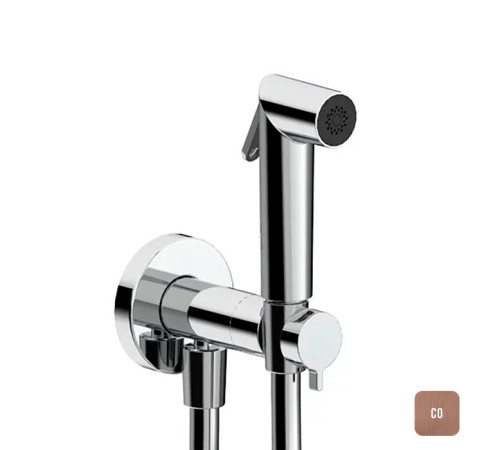 Гигиенический душ со смесителем Almar Atthis встраиваемый медь брашированная PVD E134004/E136013.CO