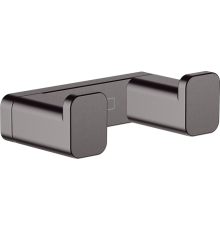 Крючок для полотенец двойной Hansgrohe AddStoris черный хром 41755340