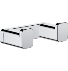 Крючок для полотенец двойной Hansgrohe AddStoris хром 41755000