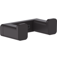 Крючок для полотенец двойной Hansgrohe AddStoris черный матовый 41755670