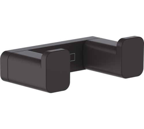 Крючок для полотенец двойной Hansgrohe AddStoris черный матовый 41755670