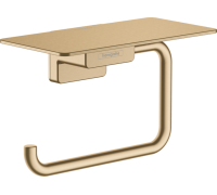 Держатель туалетной бумаги Hansgrohe AddStoris с полкой 150х80 мм 41772140