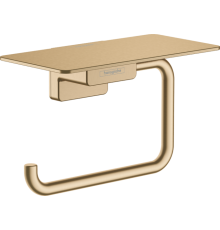 Держатель туалетной бумаги Hansgrohe AddStoris с полкой 150х80 мм 41772140