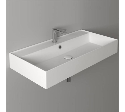 Раковина подвесная Simas Agile 91х46 см 1 отверстие белый AG91 bi*1