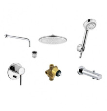 Душевой комплект Kludi Bozz хром 386310576