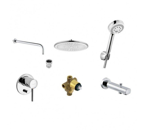 Душевой комплект Kludi Bozz хром 386310576