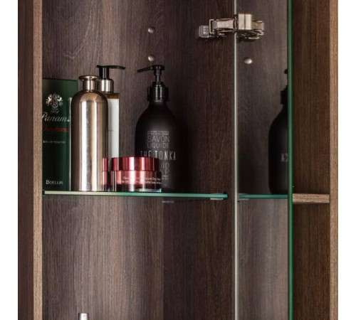 Шкаф-пенал с зеркалом Laufen Space 300x300x1700 мм петли слева темный вяз 4.1090.1.160.103.1