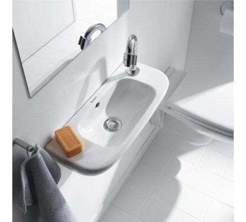 Раковина подвесная Duravit D-Code 50х22 см 1 отверстие справа 07065000082