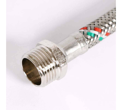 Гибкая подводка для воды Uni-Fitt 1/2 НВ 180 см нержавеющая сталь 501S2018