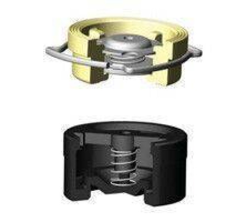 Клапан обратный осевой межфланцевый Hogfors CA7441 PN 16 DN 65 латунь/нержавеющая сталь CA74410065