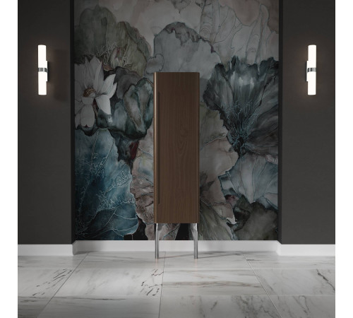 Колонна подвесная Kerasan Waldorf 40х35х129 см петли справа DX темный орех 925746 DX