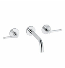 Смеситель для раковины Kludi Nova Fonte Puristic на 3 отверстия хром 201440515