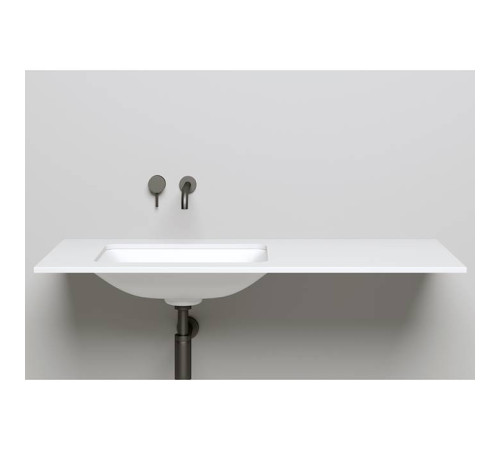 Раковина врезная снизу Salini Marea 55х40х13.4 см S-Stone белый матовый 1802206M