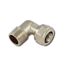 Переходник угловой Tiemme AL-PEX 20x2.0 мм - 3/4 НР 1600066