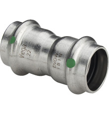 Муфта Viega Sanpress Inox нержавеющая сталь 28 мм 436186