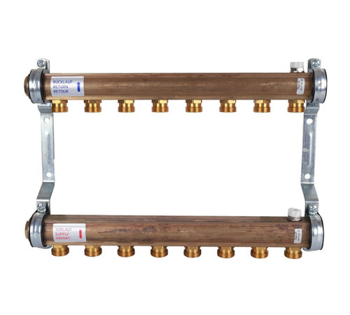 Коллекторная группа Watts Profil HKV/A 08 контуров 1 x 3/4 Евроконус 10004550