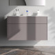 Тумба под раковину подвесная AM.PM Inspire V2.0 100 см 3 ящика серый матовый M50AFHX1003EGM
