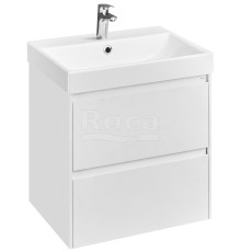 Тумба под умывальник подвесная Roca Ona 585x450x565 мм 2 ящика Белый матовый A857613509