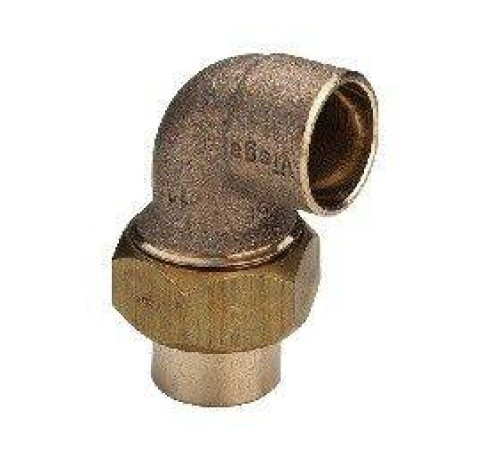 Угловое разъемное соединение Viega бронза DN18 134815