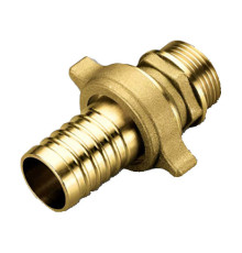 Штуцер разъёмный для шланга Tiemme 15 мм x 1/2 НР латунь 1500388