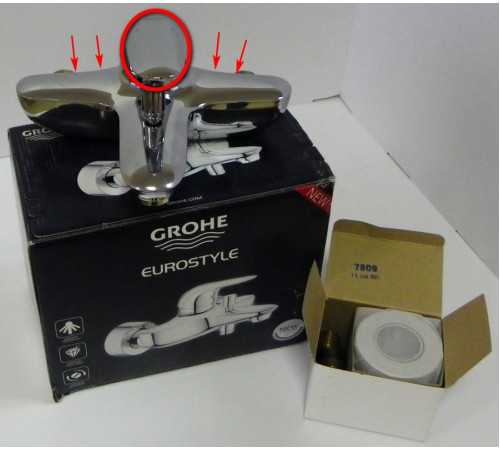 Смеситель для ванны GROHE Eurostyle 23726003