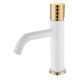 Смеситель для раковины Boheme Stick White Diamond Gold 121-WG