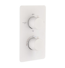 Смеситель термостатический встраиваемый Boheme Cell на 3 потребителя с внутренней частью matt white 134-3-MW