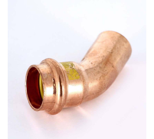 Угол-вставка 45° пресс Viega Profipress G 22 мм медь 345693