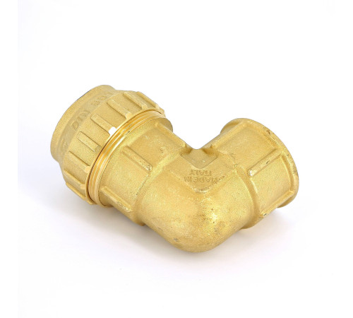 Угольник обжимной Tiemme 3465CR 40х1 1/4 внутренняя резьба латунный 3400035